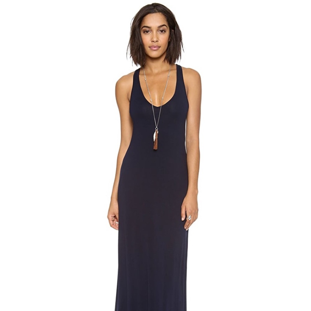 FEEL THE PIECE navy maxi dress size xs/s